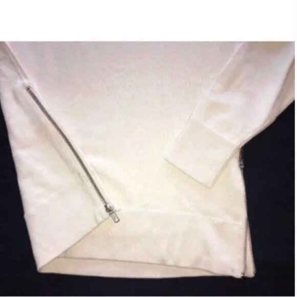 J. Crew Crew Neck Zipper Side Accents Sweatshirt Size XS - Picture 5 of 7